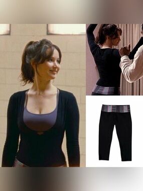 Reversible Patchwork Capri Leggings Jennifer Lawrence Silver Linings Playbook